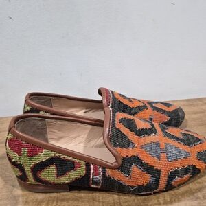 Ocelot Market Turkish Kilim Loafers Mens SIZE 43 US 11Colorful Patterned Loafers